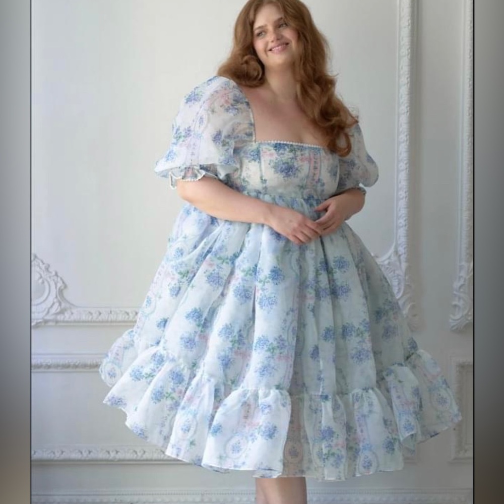 Selkie La Belle Etoile Organza French Puff Dress
